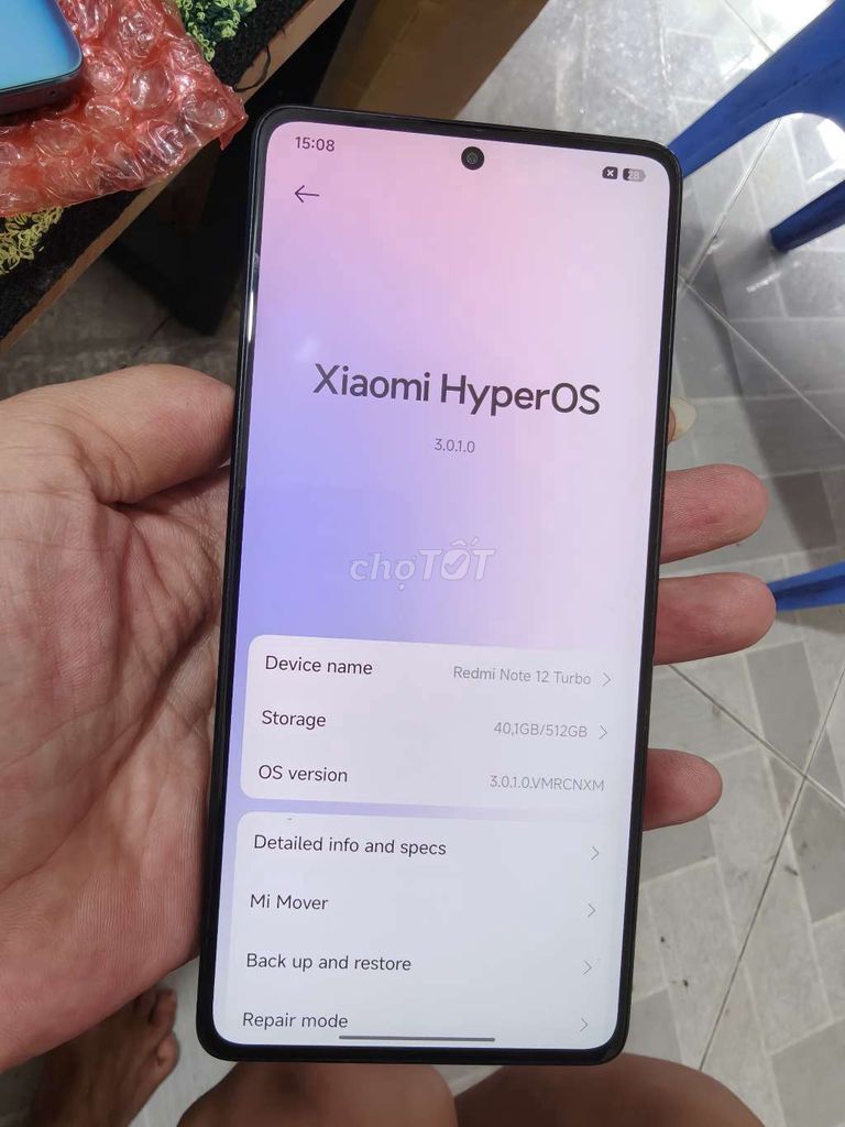 Xiaomi Redmi Note 12 Turbo 12GB/512GB Đen. Mua bán Điện thoại tại Thành phố Bến Tre Bến Tre được đăng bởi Từ Tuấn Bến Tre hình 1