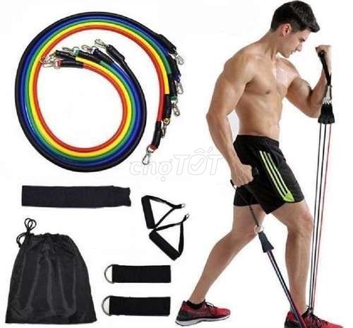 Bộ 5 dây ngũ sắc tập gym tại nhà