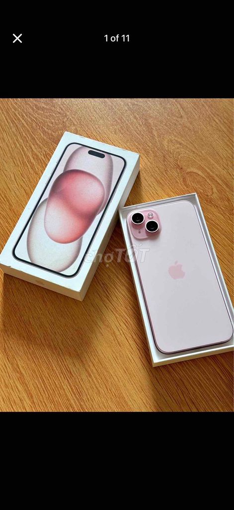 iPhone 15 Plus 128G Hồng FULLBOX BH APPLE 11/2025. Mua bán Điện thoại tại Quận Hà Đông Hà Nội được đăng bởi iStock Hà Nội Zin Đẹp Chất hình 1