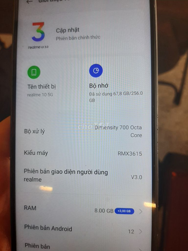 Realme 10 5G 256GB Đen. Mua bán Điện thoại tại Quận 11 Tp Hồ Chí Minh được đăng bởi Quang Anh Trần hình 1