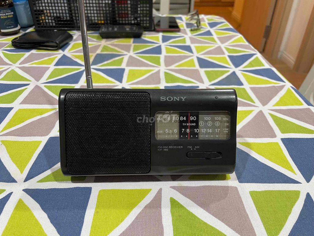Đài radio Sony ICF-380 Đen. Mua bán Tivi, Âm thanh tại Quận Long Biên Hà Nội được đăng bởi Huy Khang hình 1