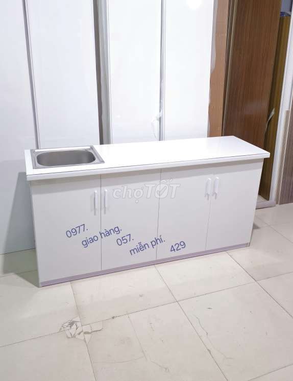 Tủ bếp nhựa 1m65cm.rr44