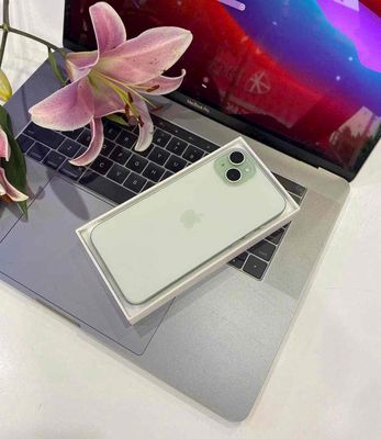 iphone 15plus 512gb green qtế mỹ pin new 100