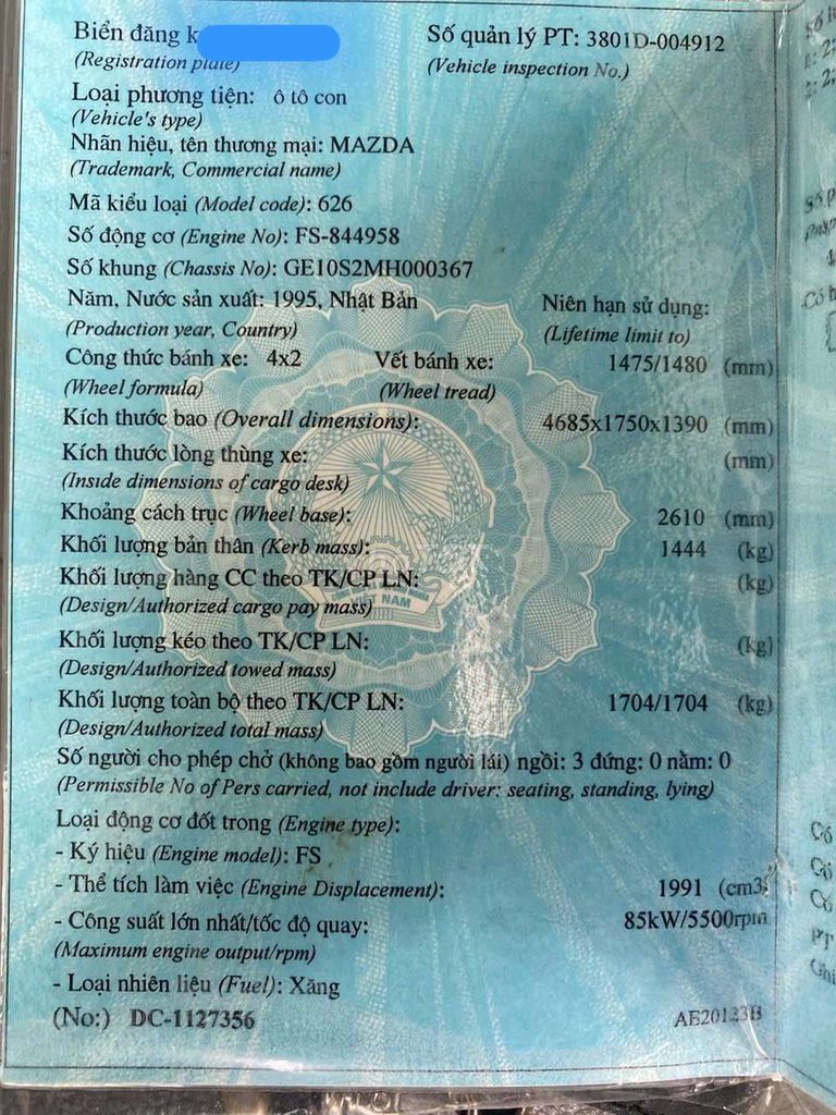 Bán xe 1995 - 99999 km. Mua bán Ô tô tại Huyện Tánh Linh Bình Thuận được đăng bởi Nham Ballack hình 5