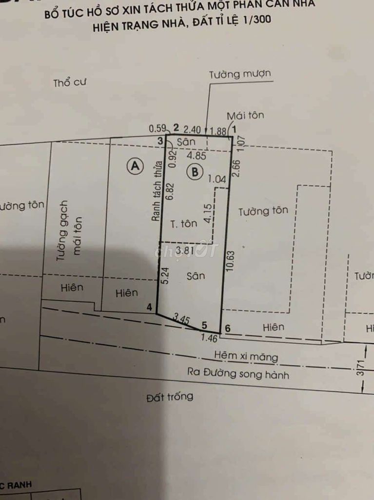 BÁN NHÀ THỊ TRẤN HÓC MÔN- 66M-SHR- DÂN CƯ HIỆN HỮU-2TY250