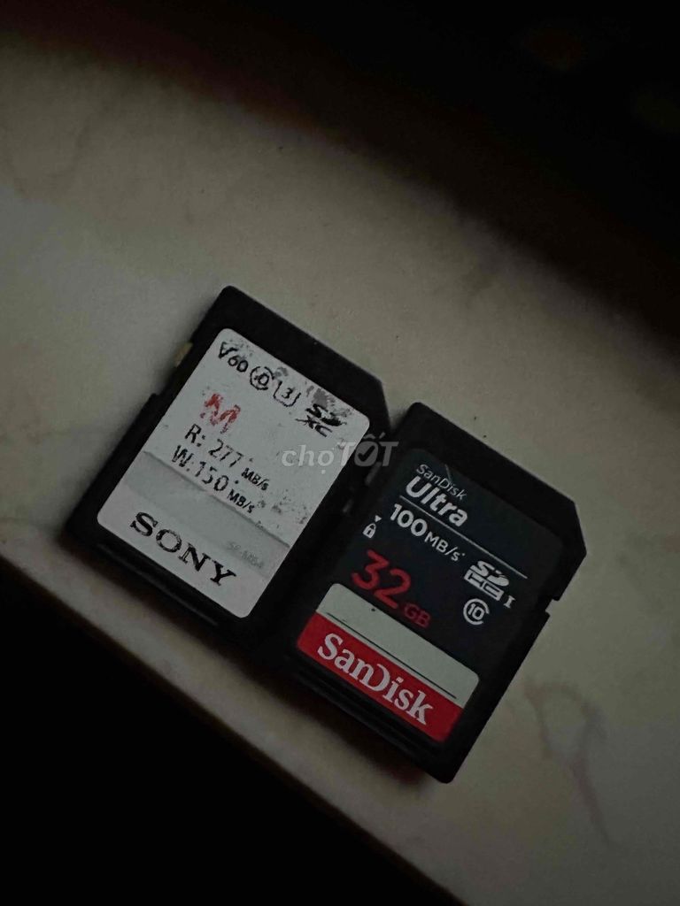 2 Thẻ nhớ SD 64GB và 32 GB. Mua bán Phụ kiện (Màn hình, Chuột...) tại Quận Tây Hồ Hà Nội được đăng bởi Hồng Ánh Nguyễn hình 1