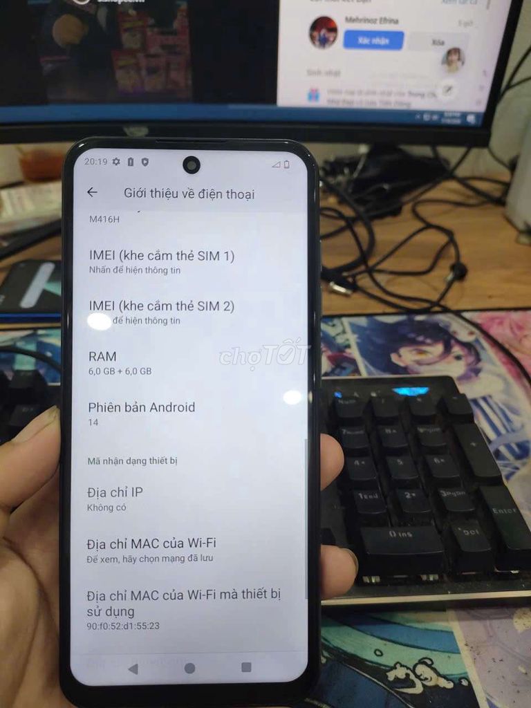 Meizu mblu 21 ram 6+6  128GB Xanh, Đen. Mua bán Điện thoại tại Quận Nam Từ Liêm Hà Nội được đăng bởi nguyễn phương hình 1