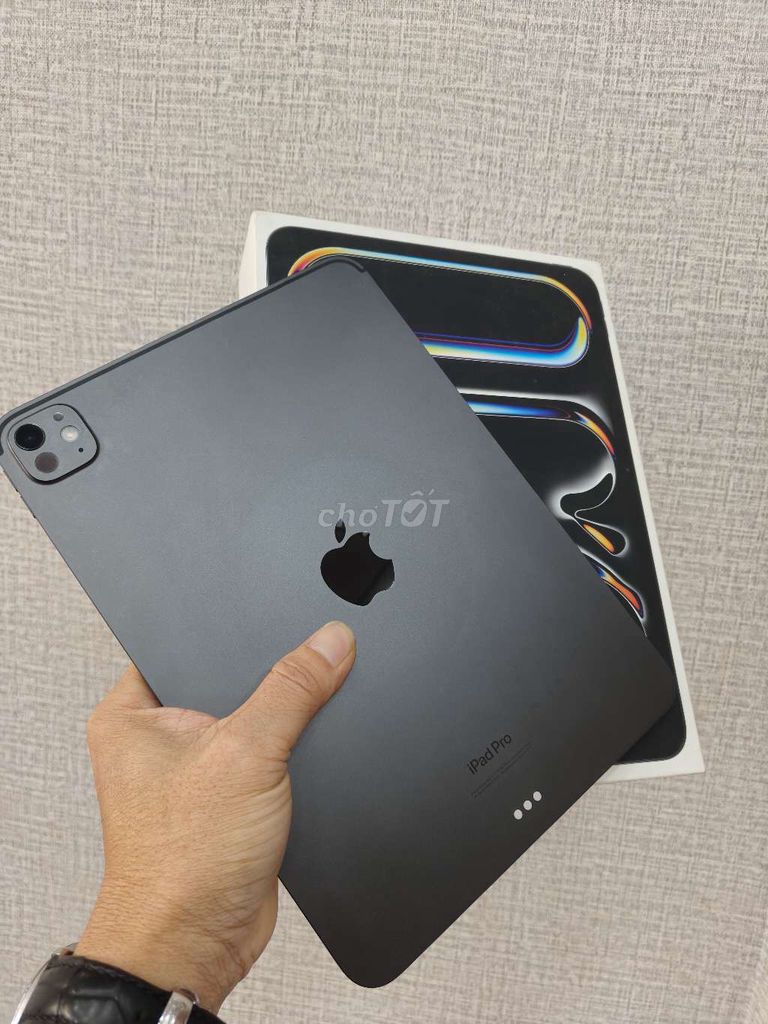 Apple iPad Pro M4 11 inch 256GB Xám 99%. Mua bán Máy tính bảng tại Thành phố Buôn Ma Thuột Đắk Lắk được đăng bởi MNmobile hình 1