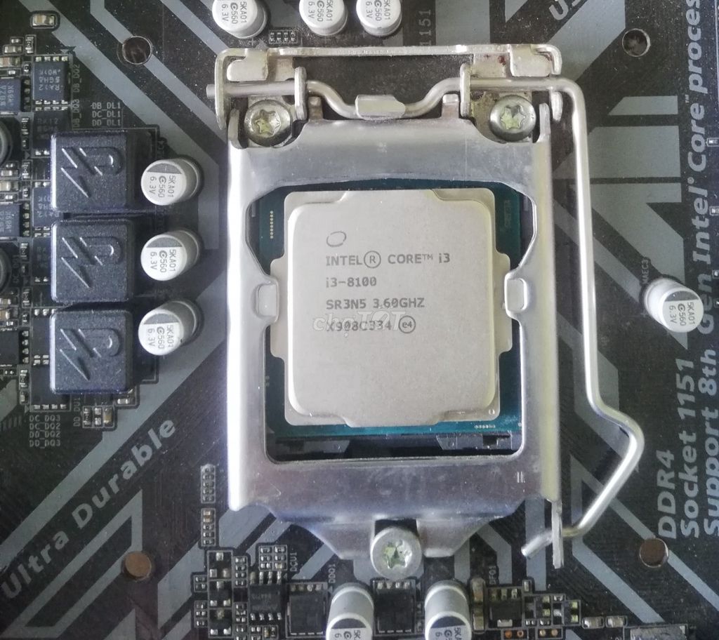 CPU I3 8100 Socket 1151 V2 tháo máy bán