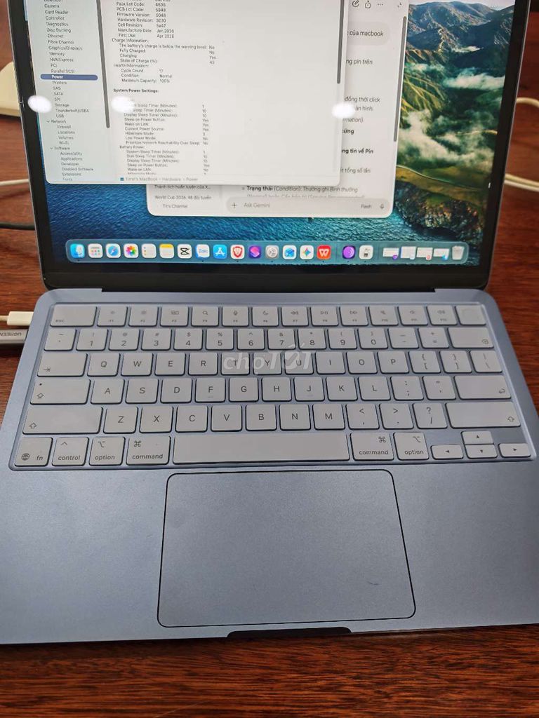 Apple Macbook Neo 512GB SSD Xanh dương Likenew. Mua bán Laptop tại Quận Tân Bình Tp Hồ Chí Minh được đăng bởi Phạm Hoàng  hình 1