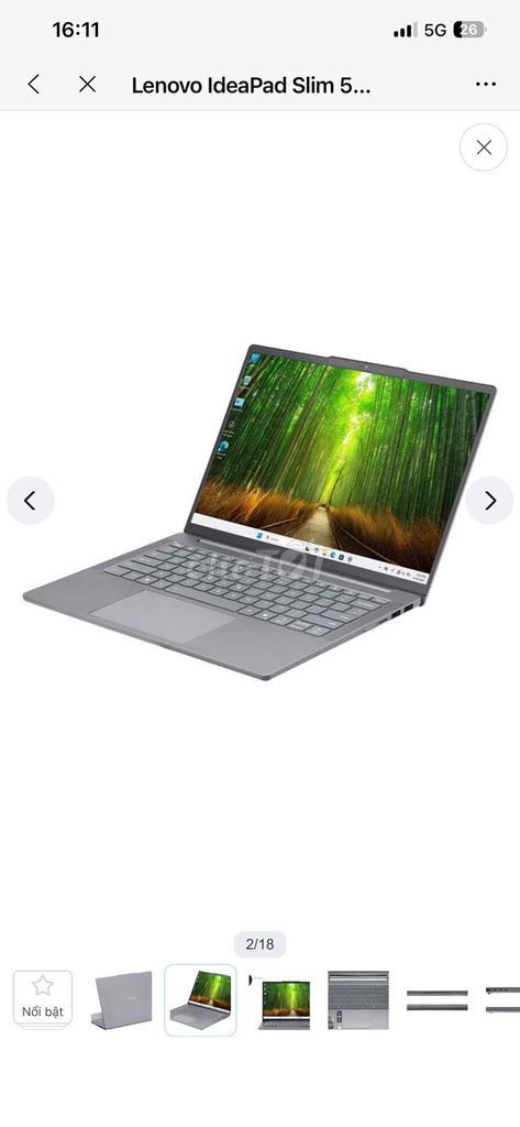 Lenovo IdeaPad Slim 5 OLED R7 AI 350 32GB/512GB. Mua bán Laptop tại Quận 7 Tp Hồ Chí Minh được đăng bởi Sky P hình 1