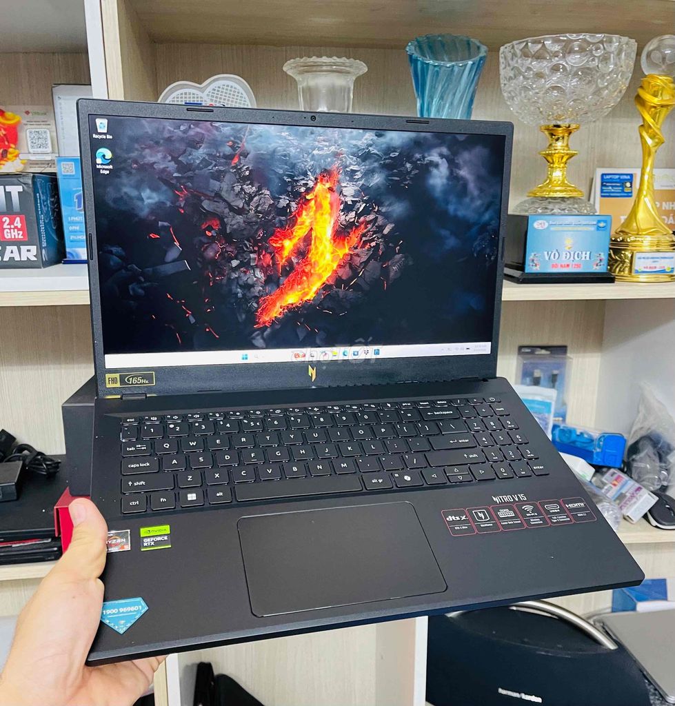 Acer Nitro ANV15 Ryzen 5-6600H ,16G 512G, RTX 2050. Mua bán Laptop tại Quận Phú Nhuận Tp Hồ Chí Minh được đăng bởi LAPTOP VINA hình 1