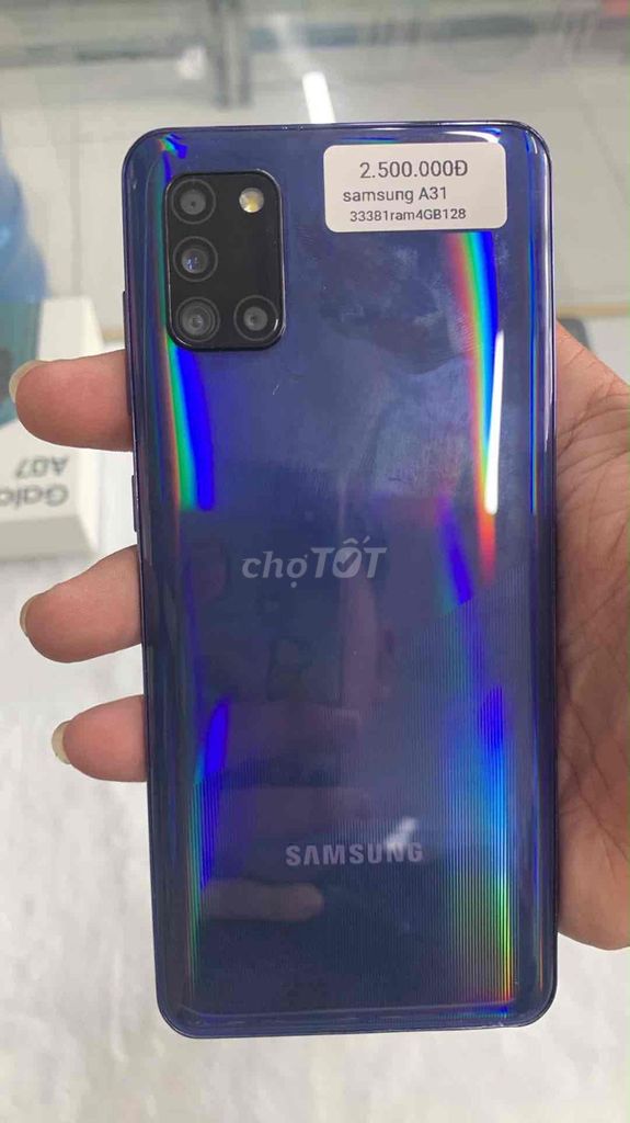 Samsung Galaxy A31 128GB Xanh 4GB. Mua bán Điện thoại tại Thành phố Thủ Dầu Một Bình Dương được đăng bởi Nguyễn Nhật Hào hình 1