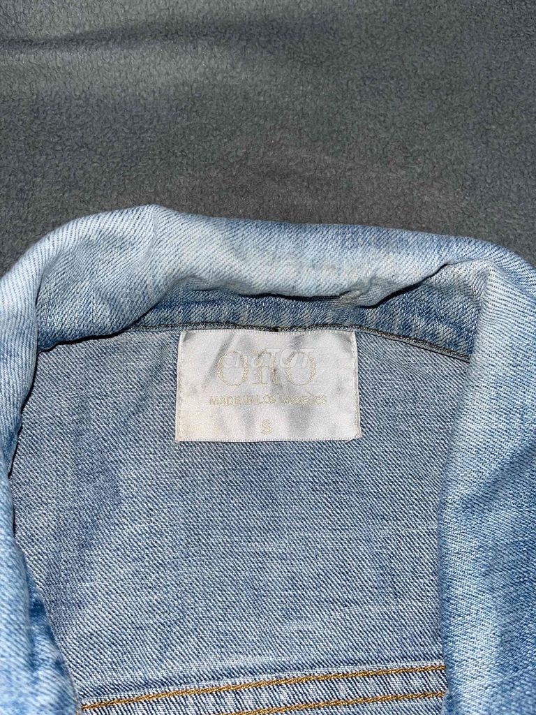 jacket jeans oro size S