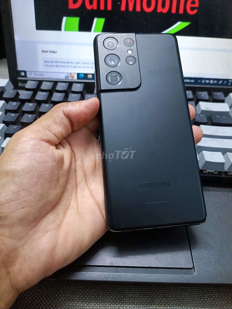 SAMSUNG S21 ULTRA 5G 12GB.128GB PIN 5000 FULL CN. Mua bán Điện thoại tại Quận Bình Thạnh Tp Hồ Chí Minh được đăng bởi Dân Mobile hình 1