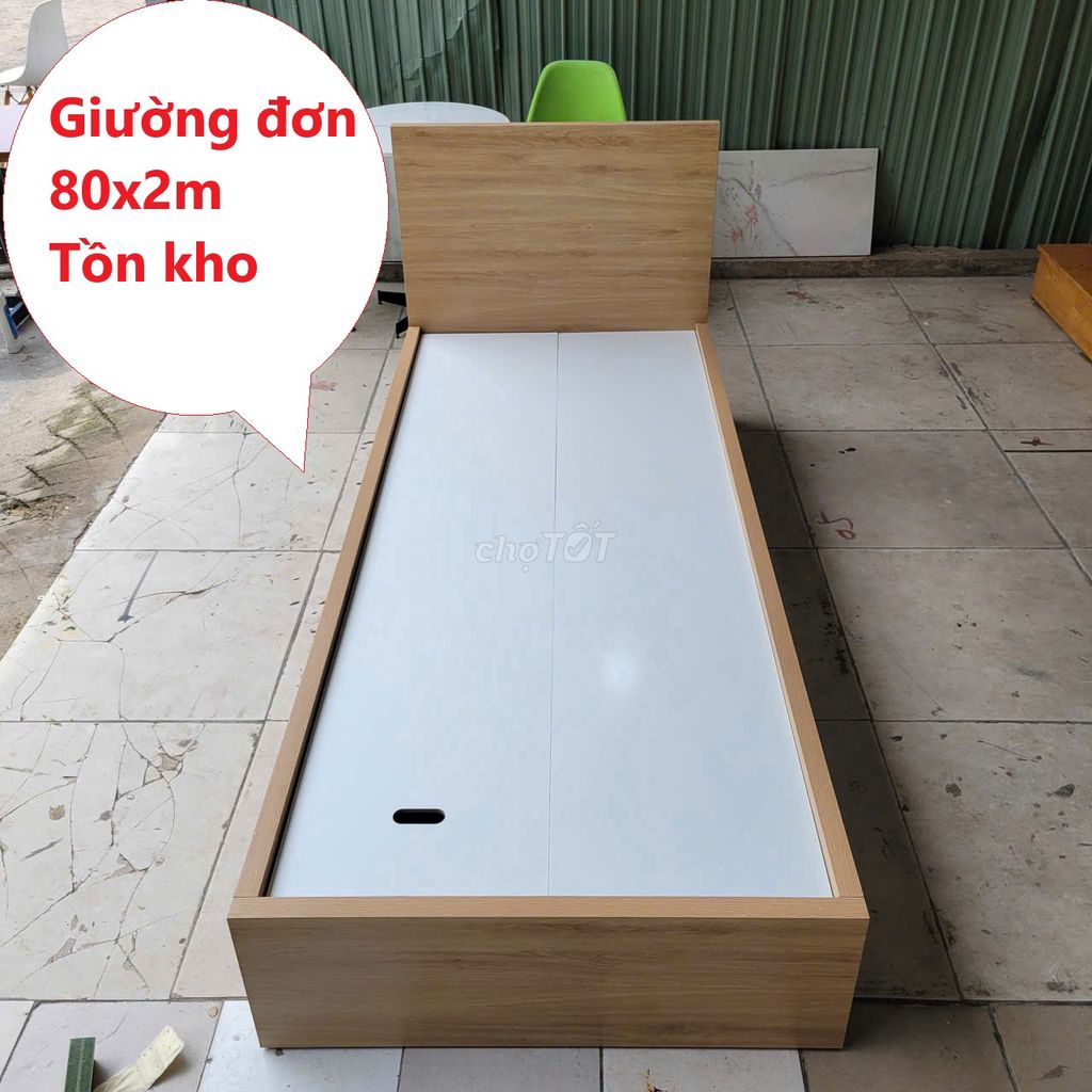 Giường đơn Gỗ Vàng nhạt 80cmx2m 1 người tồn kho. Mua bán Giường, chăn ga gối nệm tại Thành phố Thủ Đức Tp Hồ Chí Minh được đăng bởi Kho Nội thất Cũ Mới Phú Nhàn hình 1