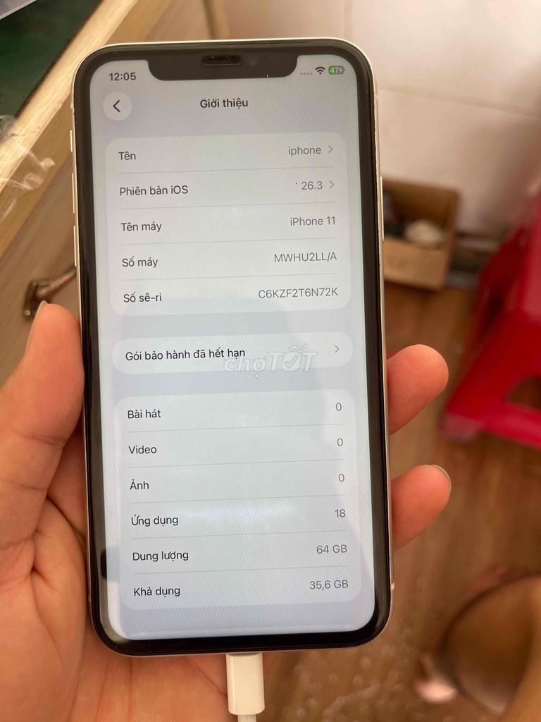 Apple iPhone 11 64GB zin full face. Mua bán Điện thoại tại Quận Bình Thuỷ Cần Thơ được đăng bởi nguyễn hình 1