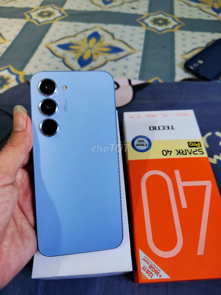 Tecno Spark 40 Pro 128GB Xanh. Mua bán Điện thoại tại Quận Hải Châu Đà Nẵng được đăng bởi Lasg hình 1