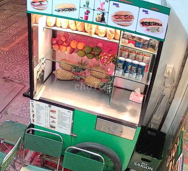 Xe đẩy bán đồ ăn. Mua bán Đồ chuyên dụng, Giống nuôi trồng tại Quận 10 Tp Hồ Chí Minh được đăng bởi Mojib Rahman hình 1