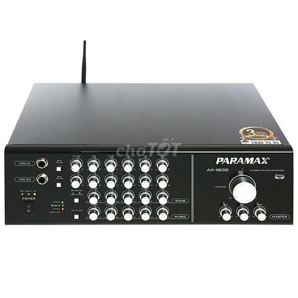 Amply karaoke Paramax AX1800. Mua bán Tivi, Âm thanh tại Quận Bình Tân Tp Hồ Chí Minh được đăng bởi hoa Lâm  hình 1