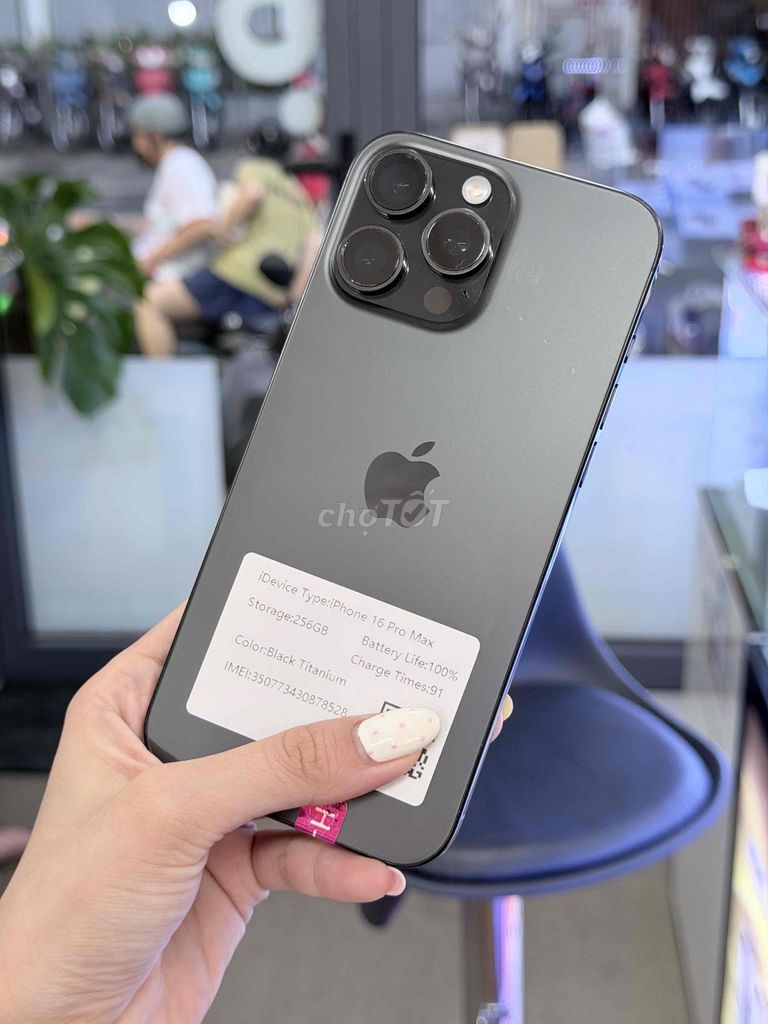 Apple Iphone 16 Pro Max Chính Hãng 99% 256GB P100%. Mua bán Điện thoại tại Quận 8 Tp Hồ Chí Minh được đăng bởi CA REM BÁN TÁO hình 1