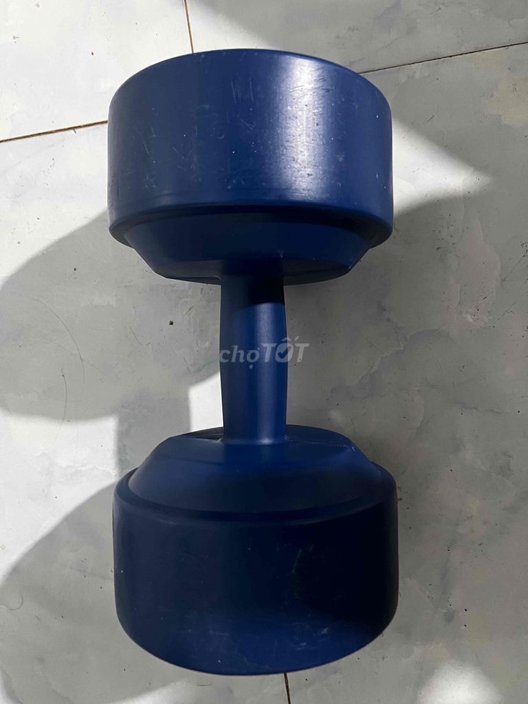 Tạ tay nhựa xanh dương 10kg. Mua bán Đồ thể thao, Dã ngoại tại Quận Bình Tân Tp Hồ Chí Minh được đăng bởi chi Linh hình 1