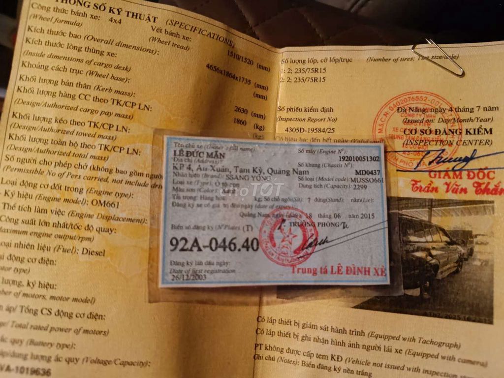 Cần bán xe 7 chỗ máy dầu 2 cầu musso. Mua bán Ô tô tại Quận Liên Chiểu Đà Nẵng được đăng bởi Nguyễn ngọc châu hình 7