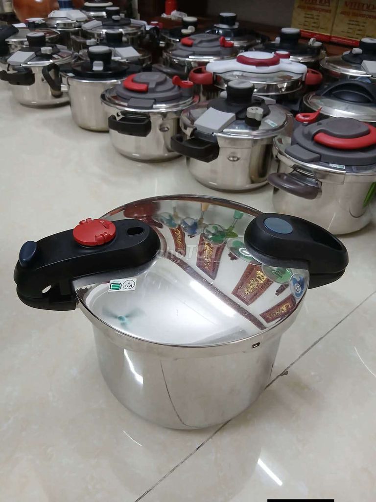 Nồi áp suất 6 lít Inox Nhật Bản Bạc. Mua bán Bếp, lò, đồ điện nhà bếp tại Thành phố Chí Linh Hải Dương được đăng bởi Tranthuy hình 1