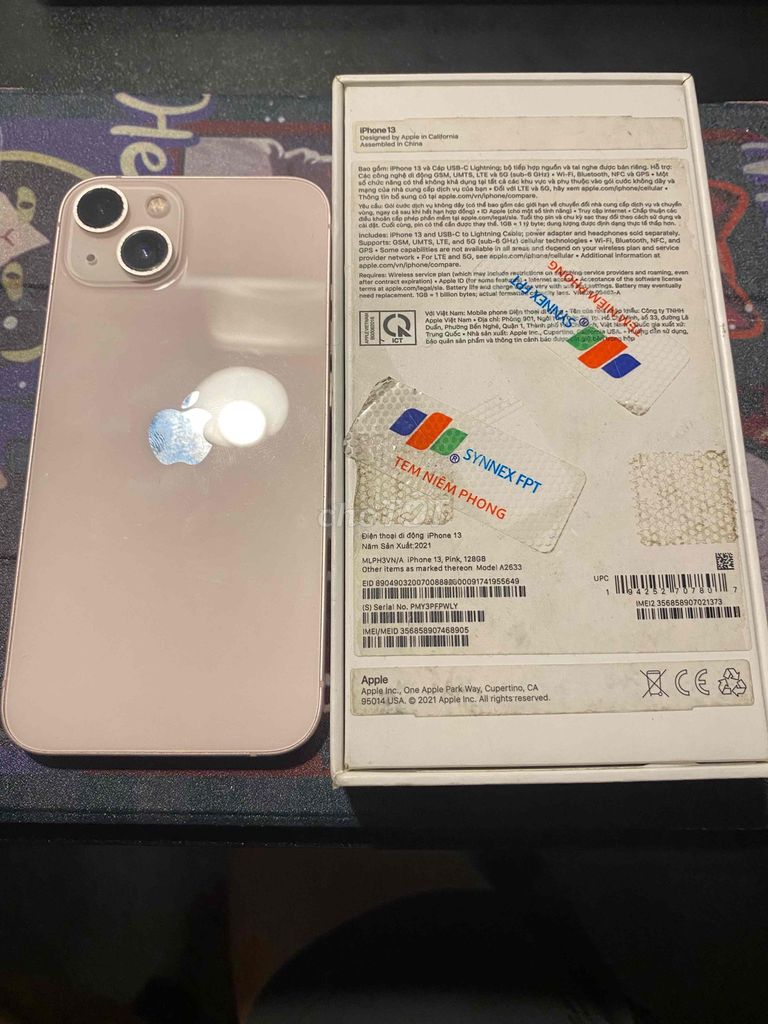 Apple iPhone 13 128GB Vàng hồng. Mua bán Điện thoại tại Quận Kiến An Hải Phòng được đăng bởi Ma Ma hình 1