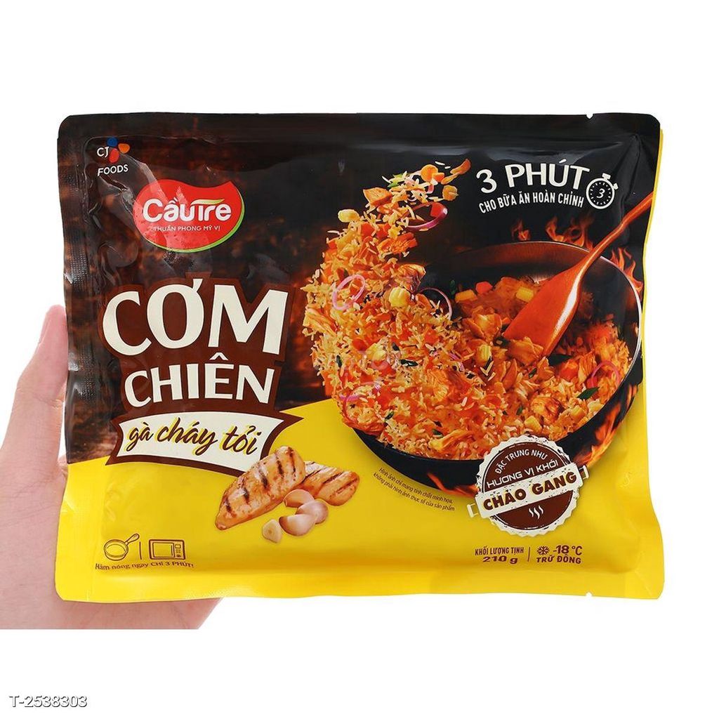 Cơm Chiên CJ Cầu Tre Gà Cháy Tỏi 210g. Mua bán Đồ ăn, thực phẩm và các loại khác tại Quận 8 Tp Hồ Chí Minh được đăng bởi Siêu thị Anh Tú 88 hình 1
