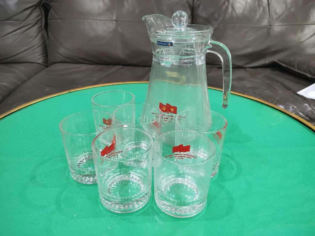 Bộ bình ly thủy tinh Mới 100%. Mua bán Dụng cụ nhà bếp tại Thành phố Thủ Đức Tp Hồ Chí Minh được đăng bởi Thực Phẩm Tuấn Ngọc hình 1