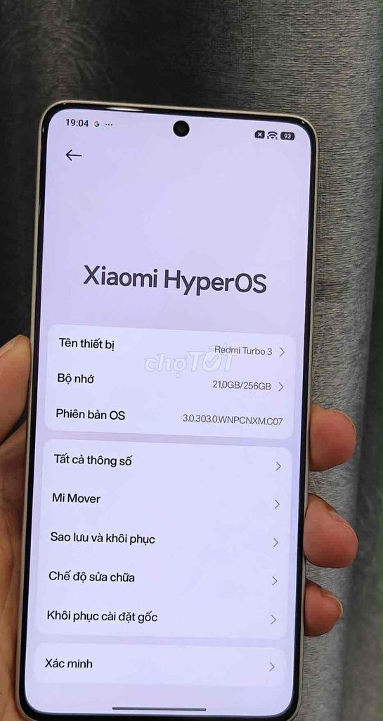 Xiaomi Redmi Turbo 3 ROM QUỐC TẾ. Mua bán Điện thoại tại Quận Cái Răng Cần Thơ được đăng bởi Nguyên hình 1