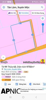 1mâu 3mt đg nhựa xã Tân lâm xuyên mộc bà Rịa vũng tàu có thổ cư. Mua bán đất tại Huyện Xuyên Mộc Bà Rịa - Vũng Tàu được đăng bởi Phuoc long