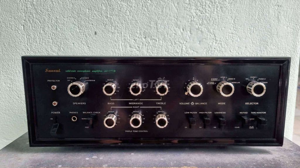 Amply Sansui AU-777D Đen. Mua bán Tivi, Âm thanh tại Quận Cẩm Lệ Đà Nẵng được đăng bởi APhương audio hình 1