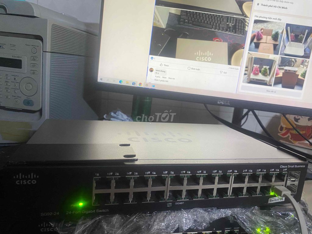 Switch cisco sg92 24 gigabit full cổng ok