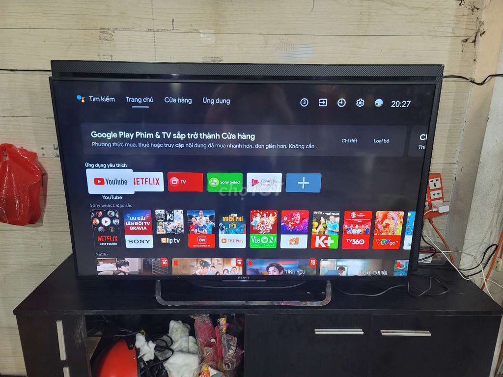 Smart Tivi Sony 49 inch màn 4K chạy Android