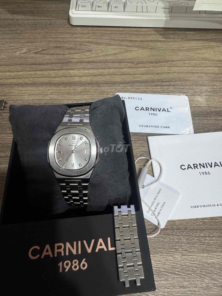 Đồng hồ nữ CARNIVAL 8160L-VT Bạc. Mua bán Đồng hồ tại Quận Gò Vấp Tp Hồ Chí Minh được đăng bởi Dương Ngân hình 1