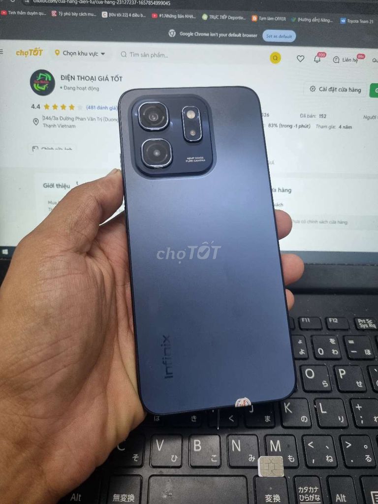 INFINIX HOT 50i 4GB.128GB PIN 5000 ZIN MỚI KENG. Mua bán Điện thoại tại Quận Bình Thạnh Tp Hồ Chí Minh được đăng bởi Dân Mobile hình 1