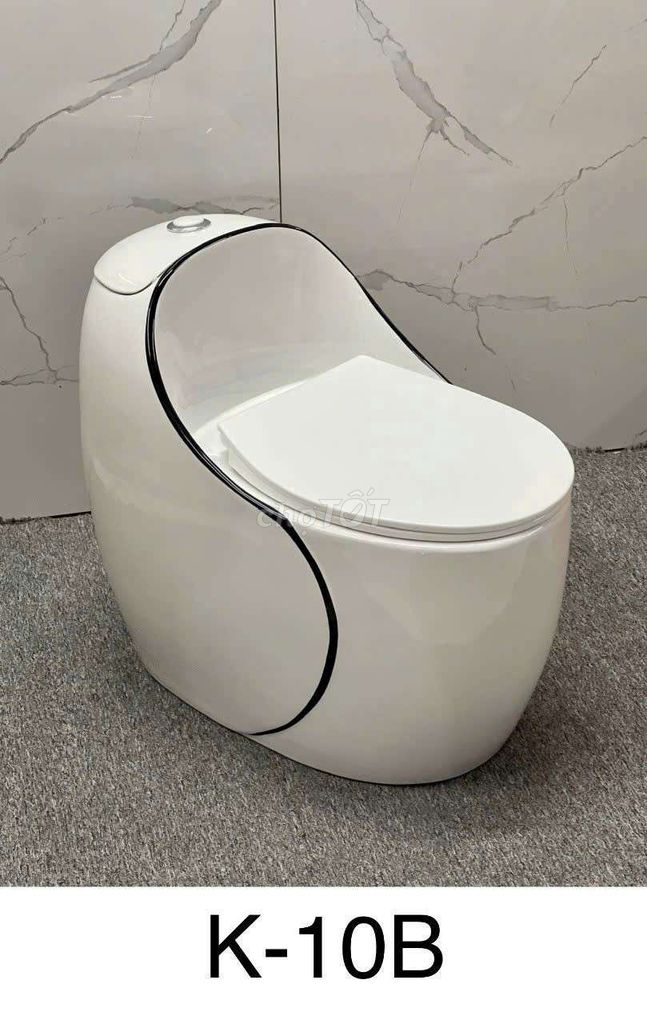 Bồn cầu K-10B Trắng Men sứ nano. Mua bán Thiết bị vệ sinh, nhà tắm tại Quận Ba Đình Hà Nội được đăng bởi trương trí dũng hình 1