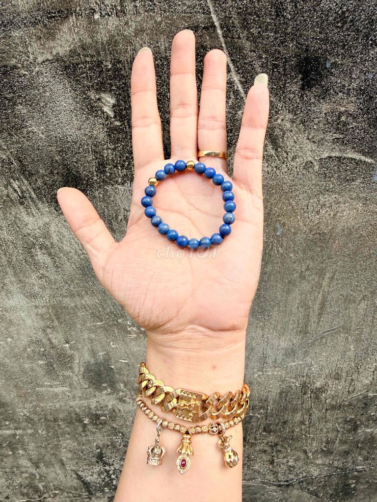 Vòng tay Đá Lapid Bi 18K. Mua bán Phụ kiện thời trang khác tại Quận Sơn Trà Đà Nẵng được đăng bởi Mr Bin Jewelry hình 1