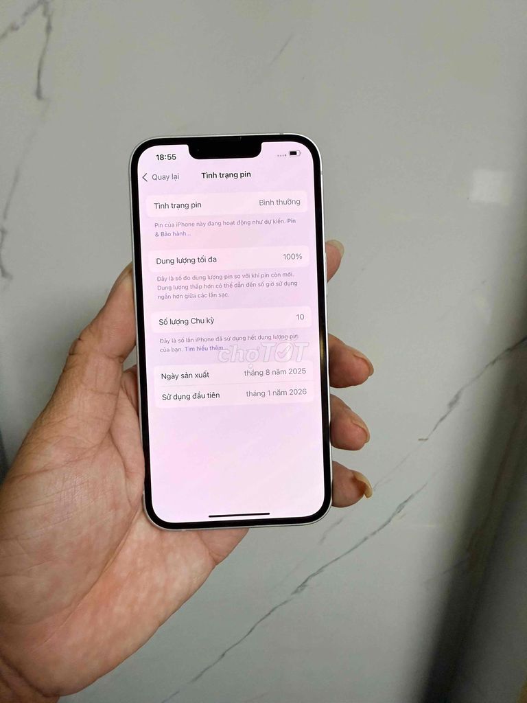 Apple iPhone 16e 128GB Trắng Như mới Bh 30-1-27. Mua bán Điện thoại tại Quận 6 Tp Hồ Chí Minh được đăng bởi Ryan Huynh hình 1