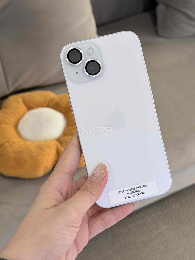Apple iPhone 15 128GB Xanh Hàn Quốc Chính Hãng 99%. Mua bán Điện thoại tại Quận 8 Tp Hồ Chí Minh được đăng bởi TRƯỜNG MOBILE  hình 1