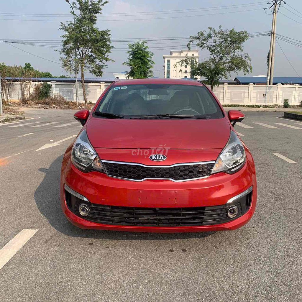 Kia Rio 2016 1.4 AT Sedan màu đỏ - 90000 km