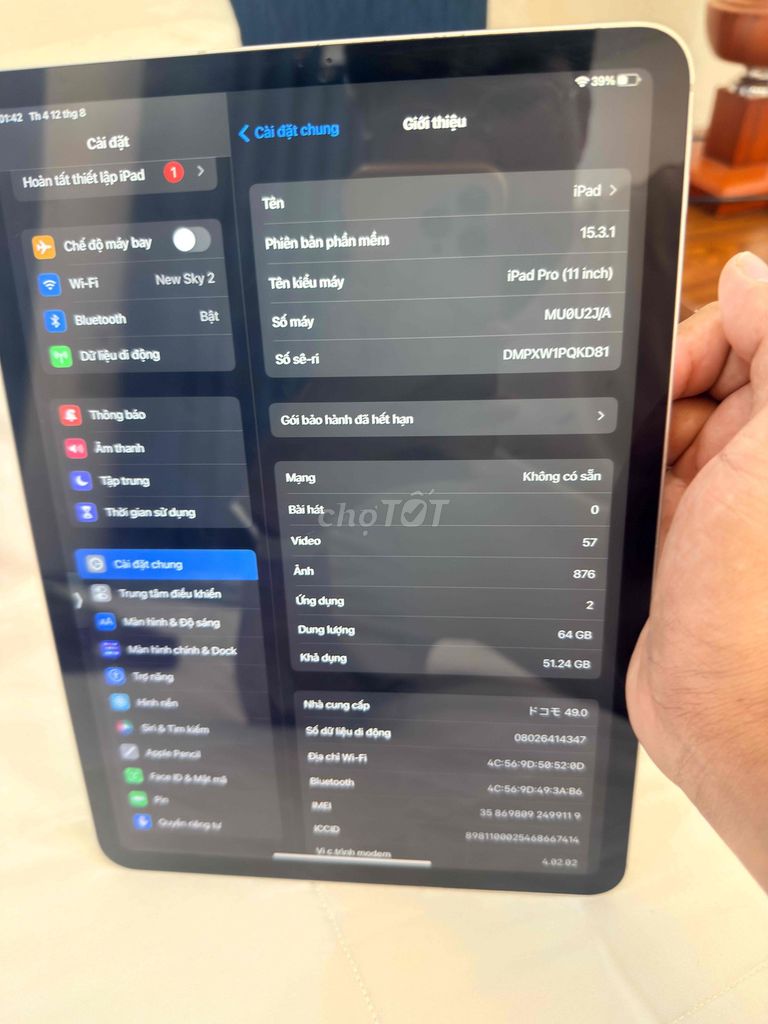 Apple iPad Pro 2018 64GB 4G Bạc. Mua bán Máy tính bảng tại Quận Hai Bà Trưng Hà Nội được đăng bởi Quý hình 1