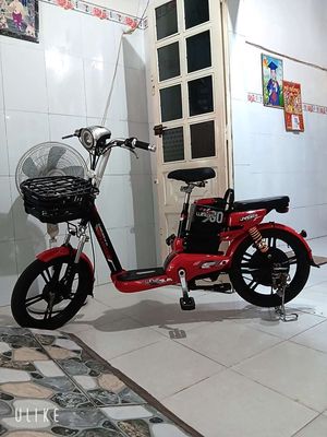 Xe đạp điện JVCeco màu Đỏ. Mua bán Xe điện tại Huyện Hòa Thành Tây Ninh được đăng bởi thaonguyen