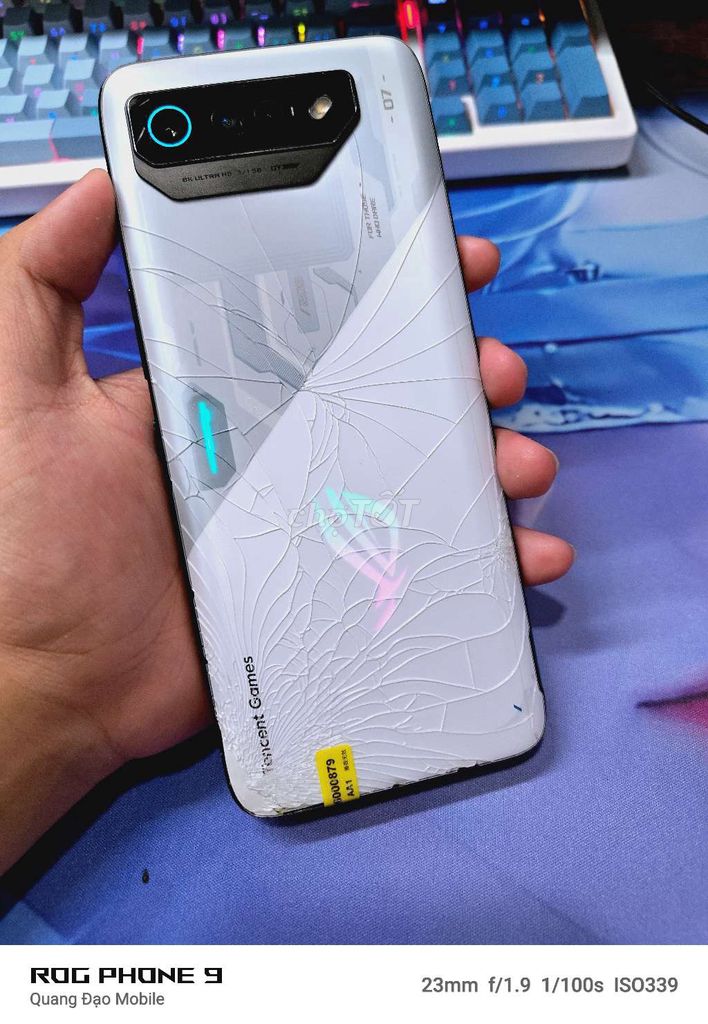 Rogphone 7 bản đặc biệt, skin giới hạn (vỡ lưng). Mua bán Điện thoại tại Quận Hà Đông Hà Nội được đăng bởi Đạo Nguyễn hình 1