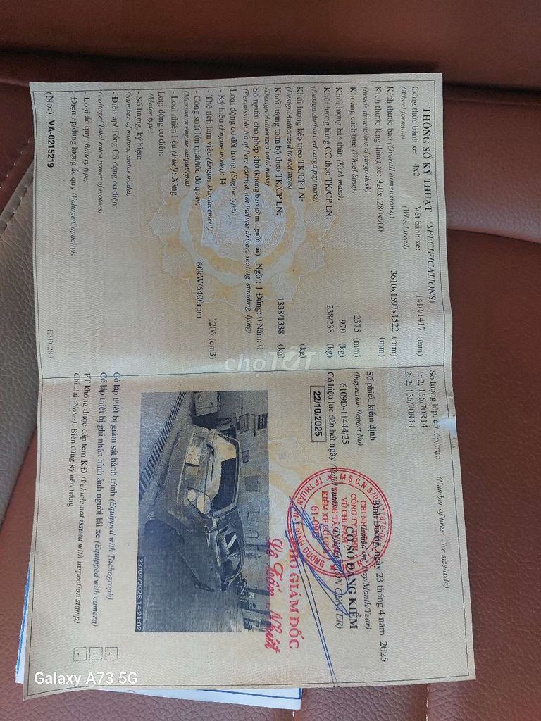 Tải van 2 chỗ đời 2016 xe đẹp máy lạnh. Mua bán Xe tải, xe ben tại Thành phố Thuận An Bình Dương được đăng bởi Tran van thuong hình 5