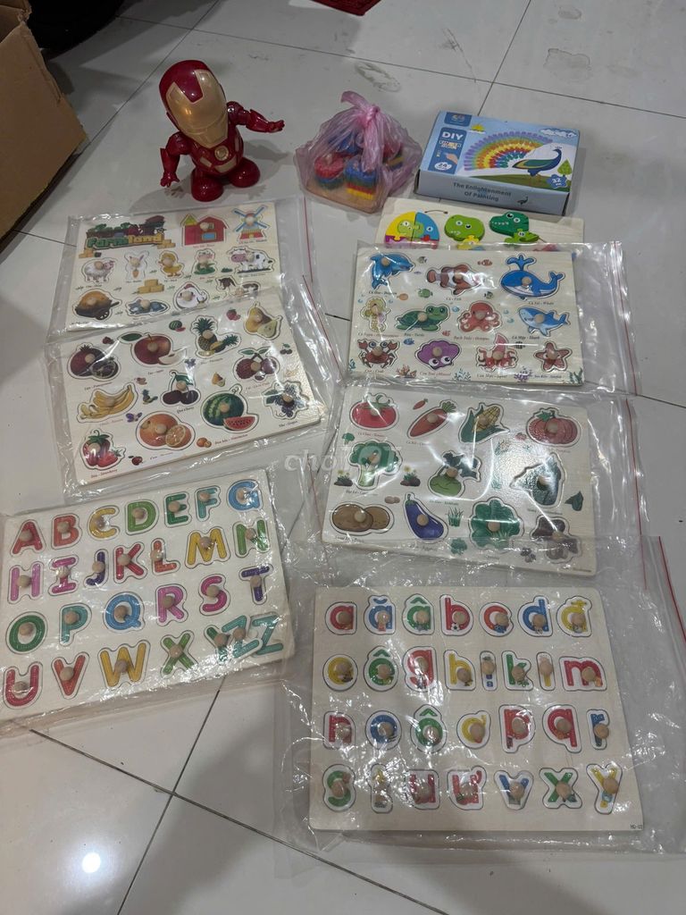 Đồ chơi giáo dục gỗ trẻ em. Mua bán Mẹ và bé tại Quận 5 Tp Hồ Chí Minh được đăng bởi LINH hình 1