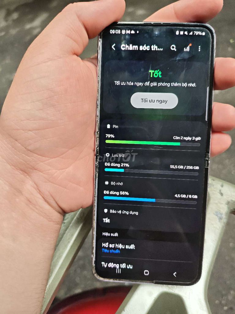 Samsung Galaxy Z Flip4 256GB Tím 8GB Like New. Mua bán Điện thoại tại Quận Cầu Giấy Hà Nội được đăng bởi Phạm ngọc Hiếu hình 1