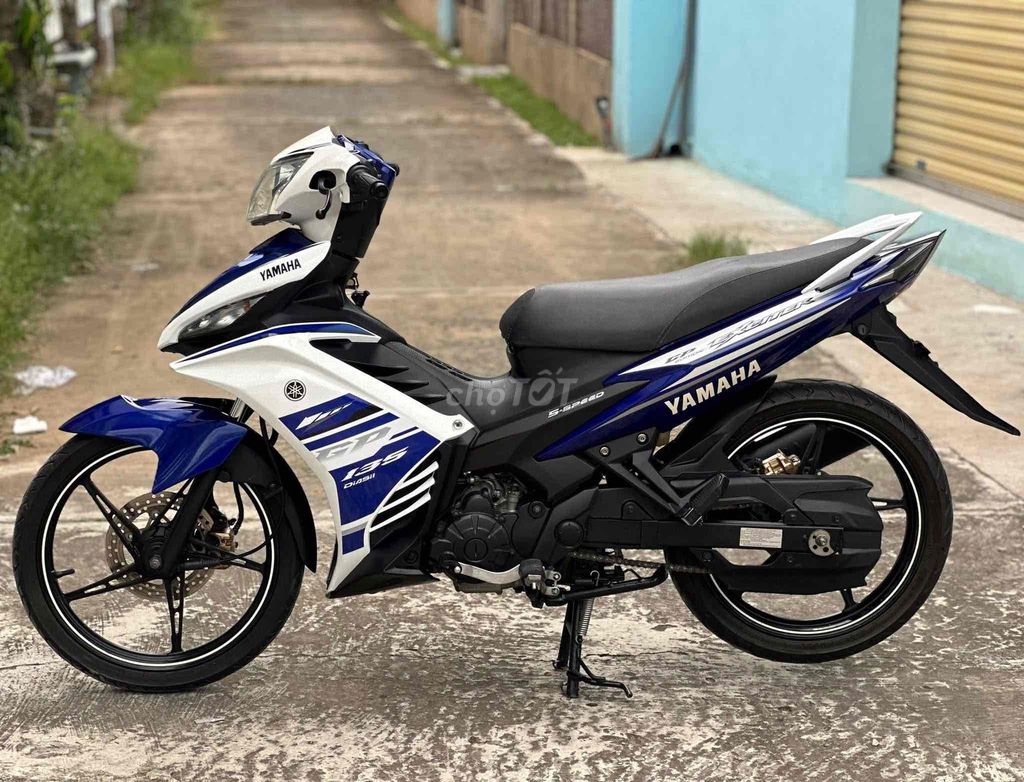 Yamaha Exciter 135 2014 Trắng Xanh Đen. Mua bán Xe máy tại Huyện Thạnh Phú Bến Tre được đăng bởi XE MÁY MINH TÂN hình 3